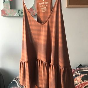 Soft and Sexy Light Brown/ Tan AEO Tank